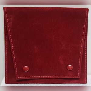 Cartier Red Velvet Jewelry Pouch
